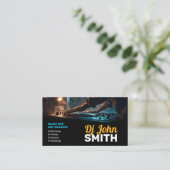 Moderne DJ Muziekproducent DJ's Signer Songwriter Visitekaartje (Staand voorkant)