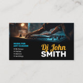 Moderne DJ Muziekproducent DJ's Signer Songwriter Visitekaartje (Voorkant)