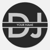 Moderne DJ Sticker (Voorkant)