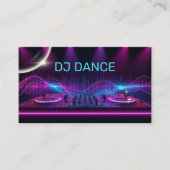 Moderne DJ Visitekaartje (Voorkant)
