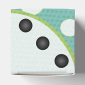 Moderne dobbelstenen of sterven bruiloft gunst doo bedankdoosjes (Bovenkant)