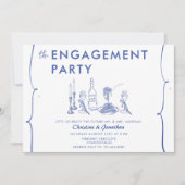 moderne doedel | grillige verlovingsgroep kaart (Voorkant)