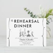 moderne doedel | Italiaans eten | repetitiediner Kaart (Staand voorkant)