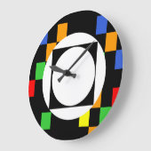 Moderne doel-ronde (grote) wandklok (Hoek)