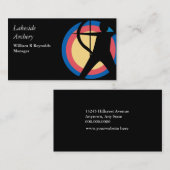 Moderne doelarchitectuur visitekaartje (Voorkant / Achterkant)