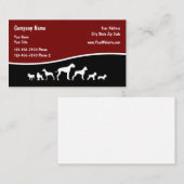 Moderne Dog-training en obesitasklasse Visitekaartje (Voorkant / Achterkant)