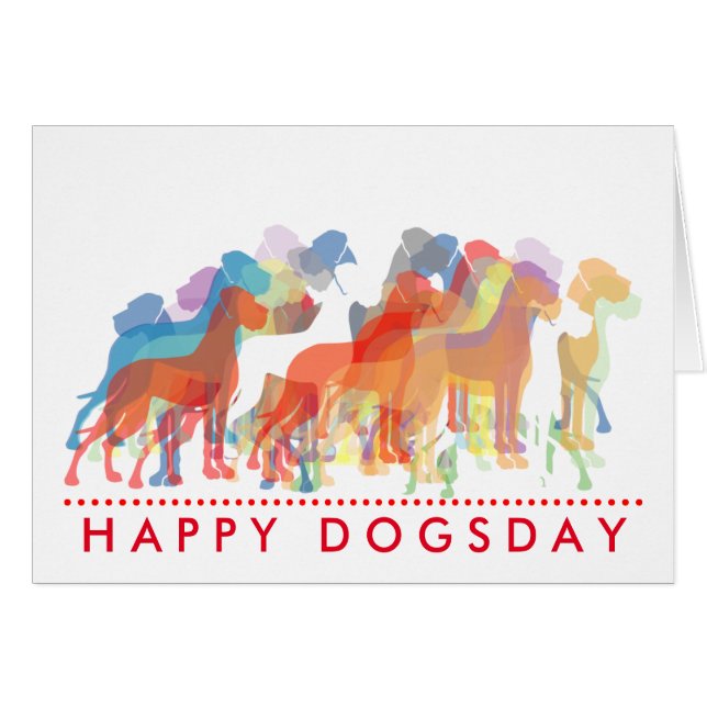 Moderne Dogge-groep (Voorkant Horizontaal)