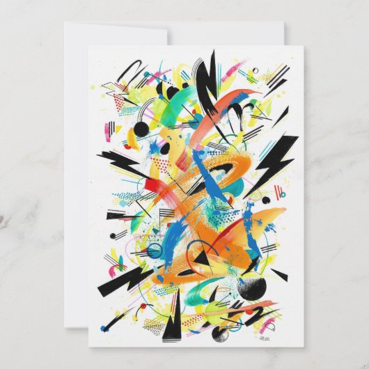 Moderne donderkunst kaart (Voorkant)