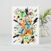 Moderne donderkunst kaart (Staand voorkant)