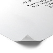 Moderne donker witte elegante schoonheidssalon pri poster (Hoek)