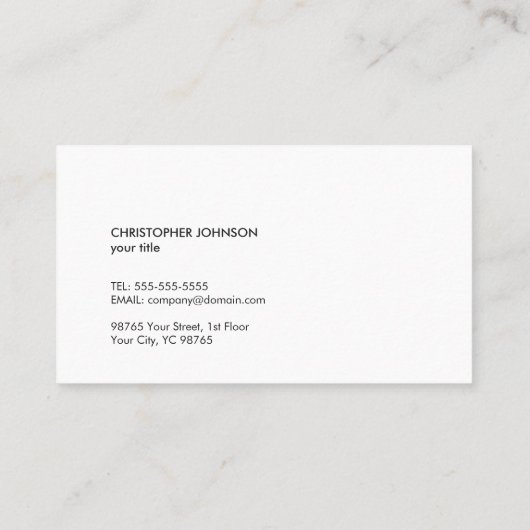 Moderne Donkerblauwe Circuit Board Computer Consul Visitekaartje (Achterkant)