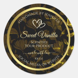 Moderne, donkerbruine etiketten voor verpakkingsdo