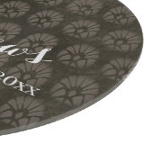 Moderne donkerbruine keuken op maat snijplank (Hoek)