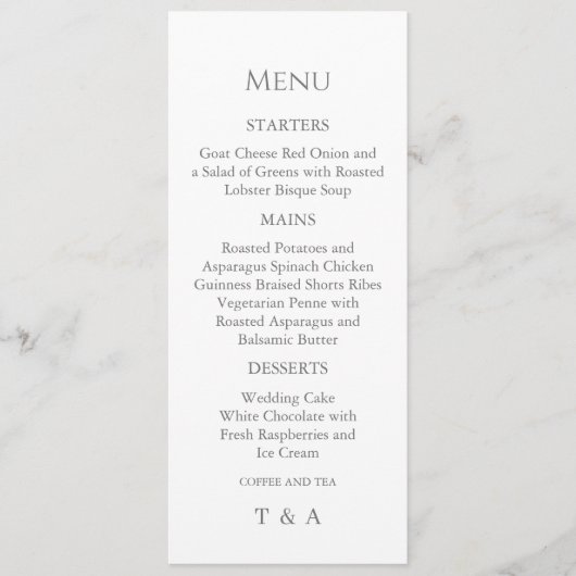 Moderne donkerdere salie groene achtergrond menu (Voorkant)