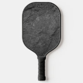 Moderne Donkere Graniet Steen Pickleball Paddle (Voorkant)