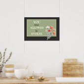Moderne Donkere Quote Poster – Je Mag Het (Keuken)