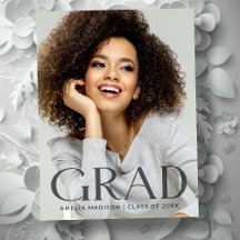 Moderne, donkere, transparante tekst Afstudeerder 