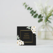 Moderne, donkere Visitekaartje Waterverf (Staand voorkant)