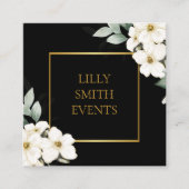 Moderne, donkere Visitekaartje Waterverf (Voorkant)