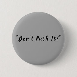 Moderne donkergrijze effen op maat gemaakte ronde button 5,7 cm