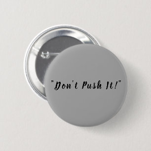 Moderne donkergrijze effen op maat gemaakte ronde button 5,7 cm