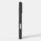 Moderne donkergrijze monogramnaam (of andere tekst Case-Mate iPhone case (Achterkant / Rechts)