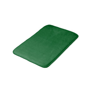Moderne donkergroene effen kleur badmat