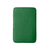 Moderne donkergroene effen kleur  badmat (Voorkant Verticaal)