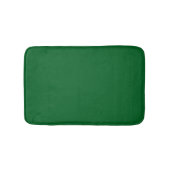 Moderne donkergroene effen kleur  badmat (Voorkant)