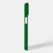 Moderne donkergroene effen kleur Case-Mate iPhone case (Achterkant / Rechts)