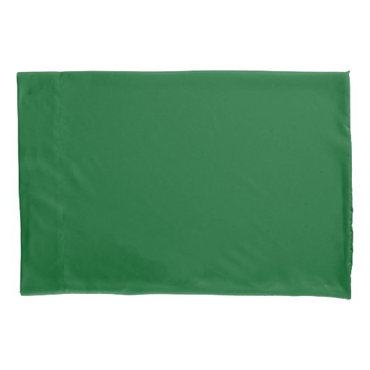 Moderne donkergroene effen kleur  kussensloop (Voorkant)