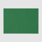 Moderne donkergroene effen kleur tissuepapier (Voorkant)