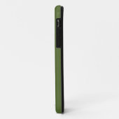 Moderne donkergroene monogram Case-Mate iPhone case (Achterkant/links)