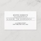 Moderne donkergroene Waterverf Buffalo Plaid Rusti Visitekaartje (Achterkant)