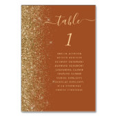 Moderne Donkerpaarse Gouden Glitter Bruiloft Kaart (Achterkant)