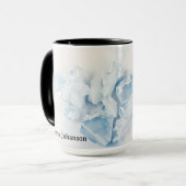 Moderne Dooi van de Winter Abstract Ijs Mok (Voorkant links)