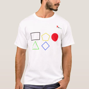 Moderne Doolhof – Krachtige Geometrische Abstracte T-shirt