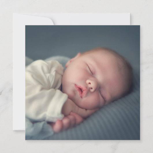 Moderne doop doop doopsel leuke stripboek foto kaart (Achterkant)