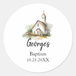 Moderne doop gunst Sticker