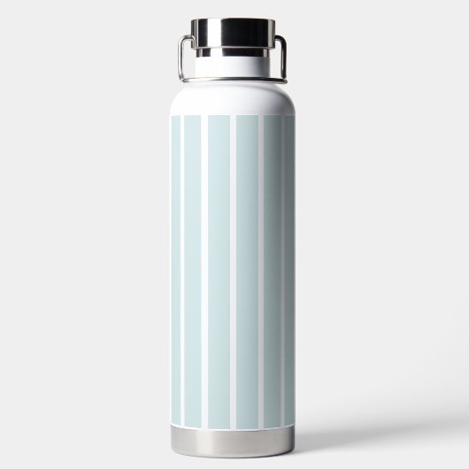 Moderne douane vrijgezellenfeest Naam Datum Blauw Waterfles (Achterkant)