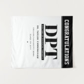Moderne DPT Doctor of Physical Therapy Afstudeerce Wandkleed (Voorkant (horizontaal))