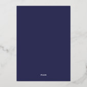 Moderne DPT Doctor of Physical Therapy Afstuderen Folie Uitnodiging (Achterkant)