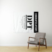 Moderne DPT Doctor of Physical Therapy Afstuderen Wandkleed (In Situ (horizontaal))