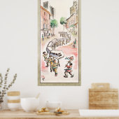 Moderne drakendansers poster (Keuken)