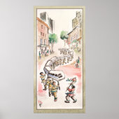 Moderne drakendansers poster (Voorkant)