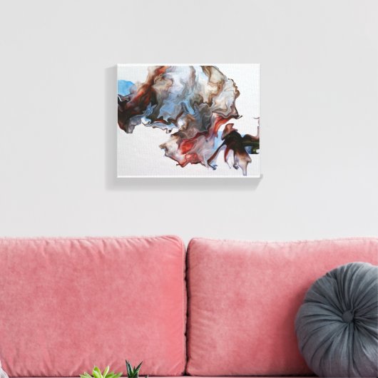 Moderne, dramatisch Abstract canvas afdrukken (Insitu (Woonkamer))