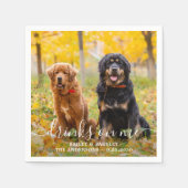 Moderne drankjes op onze open bar honden foto huis servet (Voorkant)