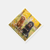 Moderne drankjes op onze open bar honden foto huis servet (Hoek)