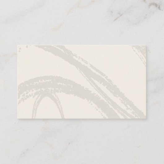 Moderne Dressmaker Seamstress-schroefdraad Visitekaartje (Achterkant)