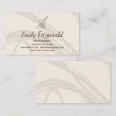 Moderne Dressmaker Seamstress-schroefdraad Visitekaartje (Voorkant / Achterkant)